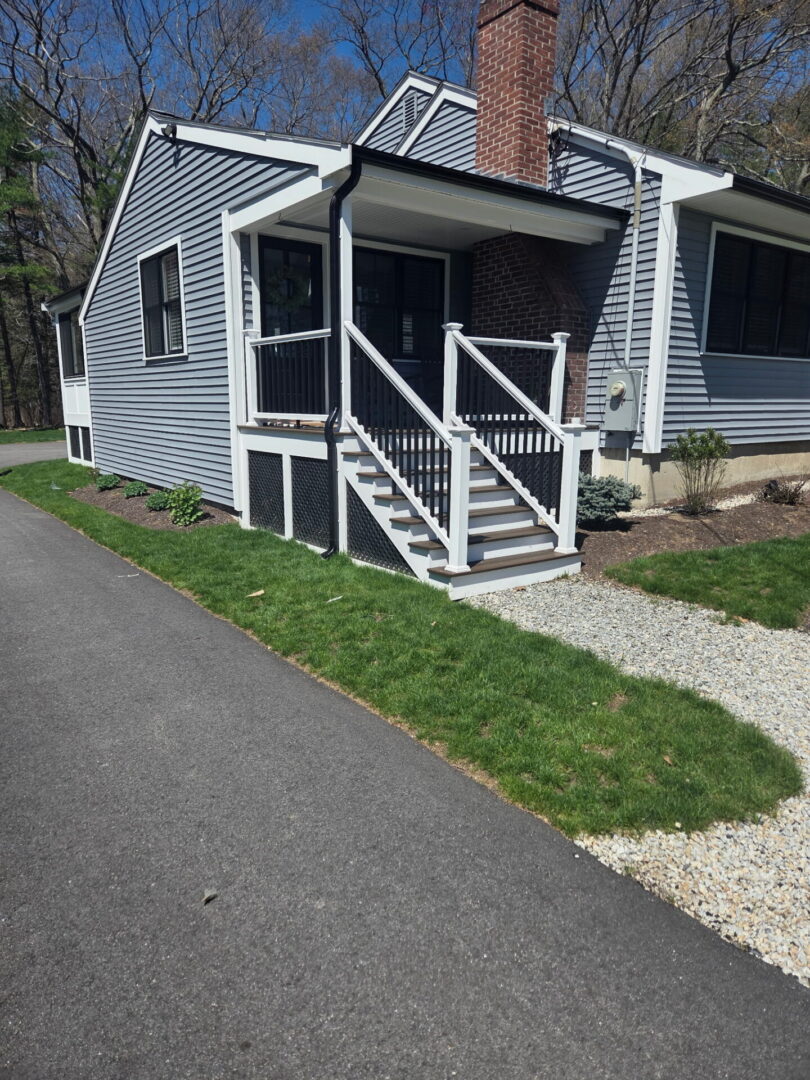 black gutters installed in Central MA by Gutter Man Mike