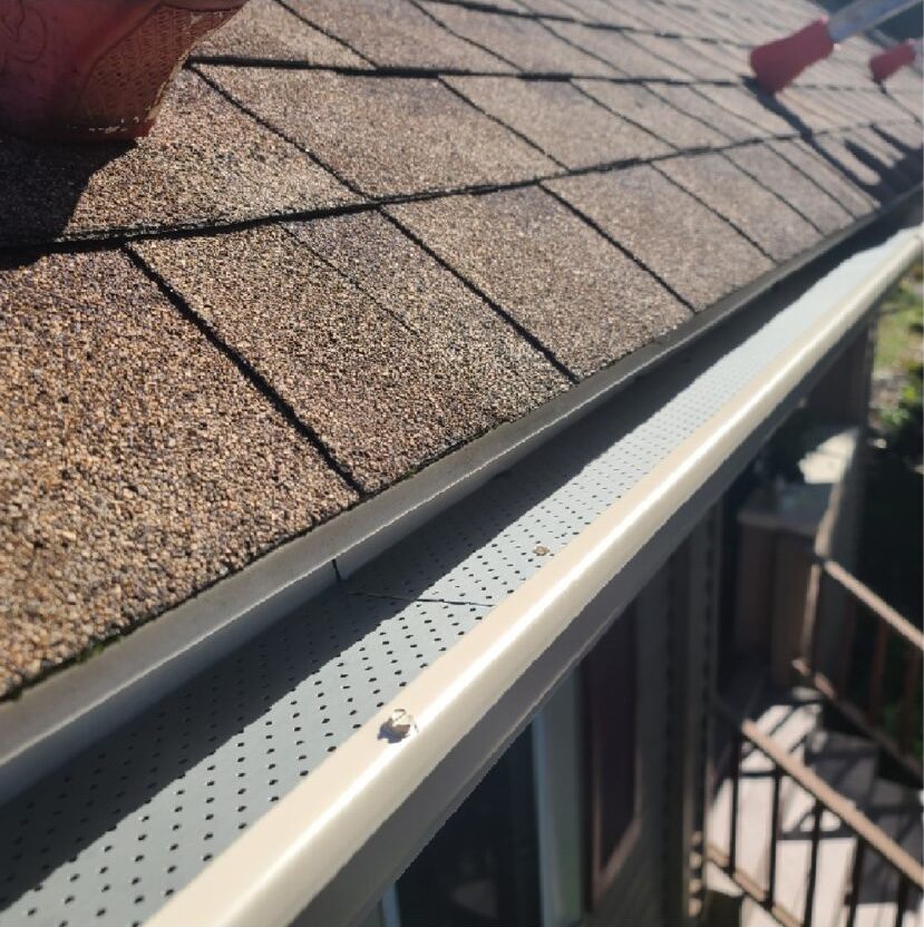 gutter repaired by Gutter Man Mike, serving Shrewsbury Massachusetts
